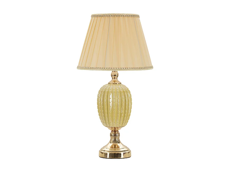 Lampada da tavolo in ceramica e metallo cm  Ø 30x55