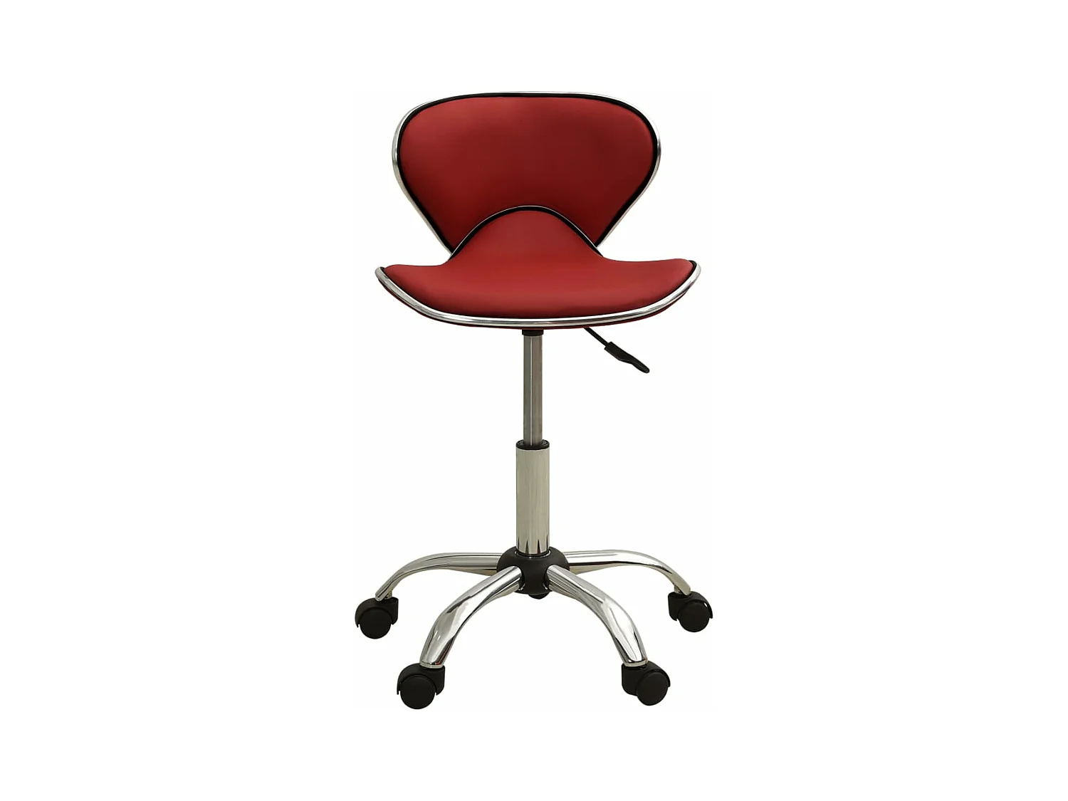 Prolenta Premium -  Tabouret de salon et spa Rouge bordeaux Similicuir