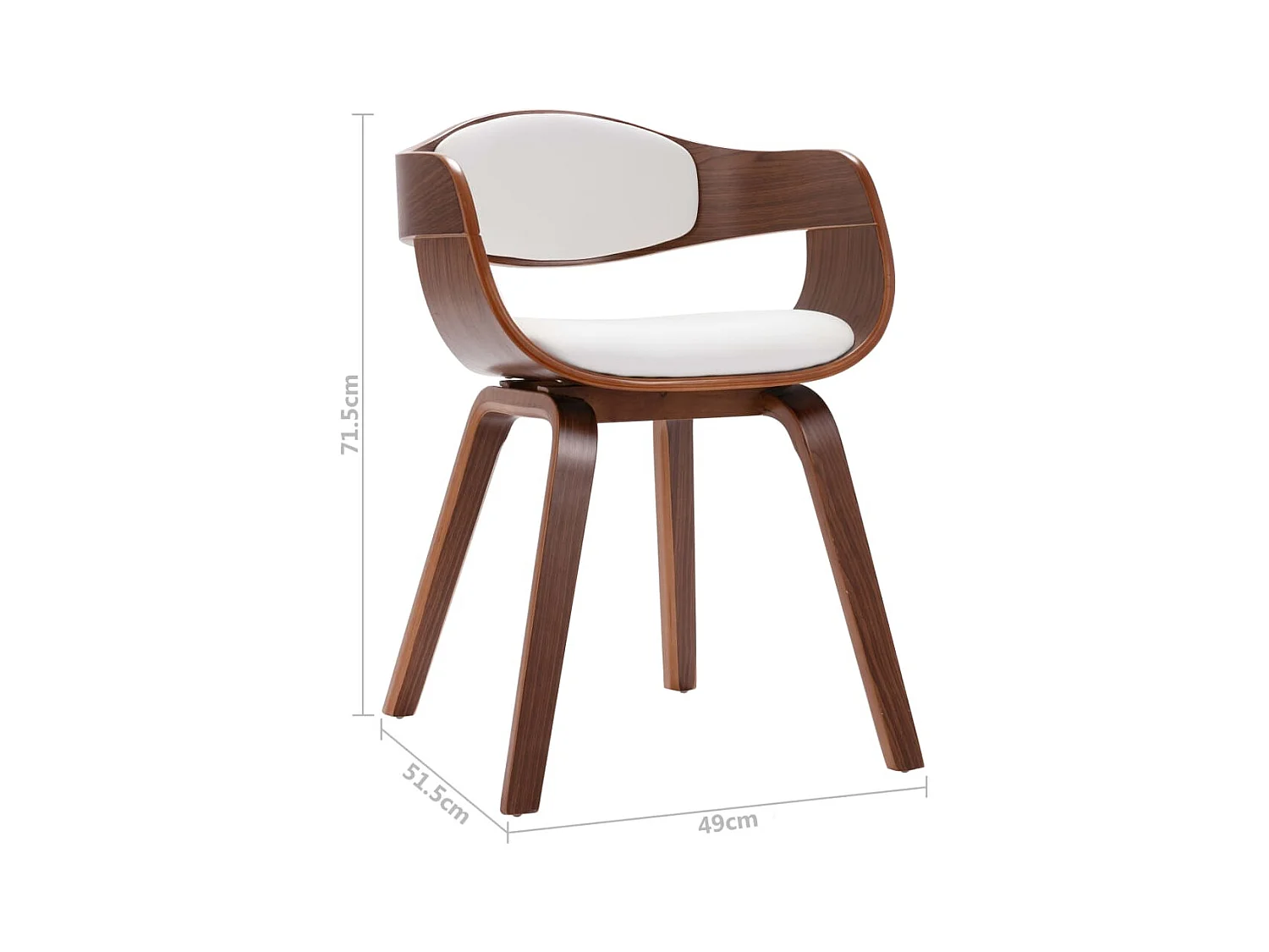 Esszimmerstühle 6 Stk. Bugholz und Kunstleder