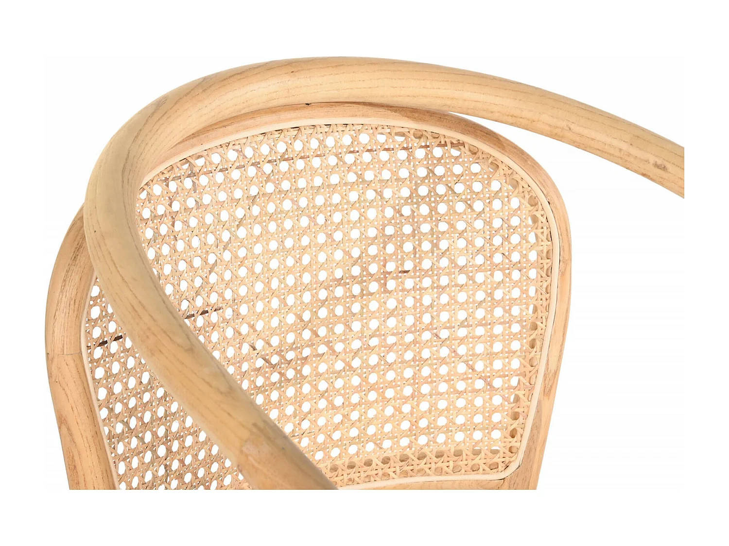 Chaise cuisine rotin d'orme style épuré et confort