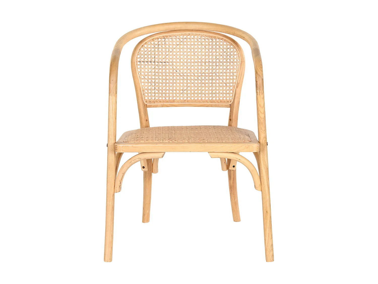 Chaise cuisine rotin d'orme style épuré et confort