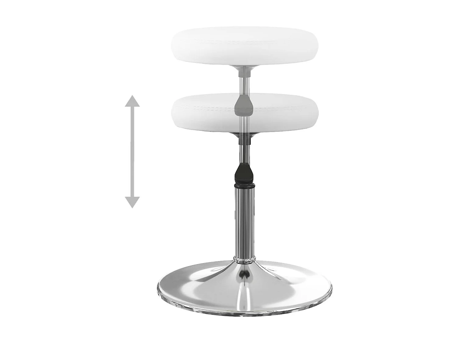 Chaises de salle à manger 6 pcs Blanc Similicuir 31