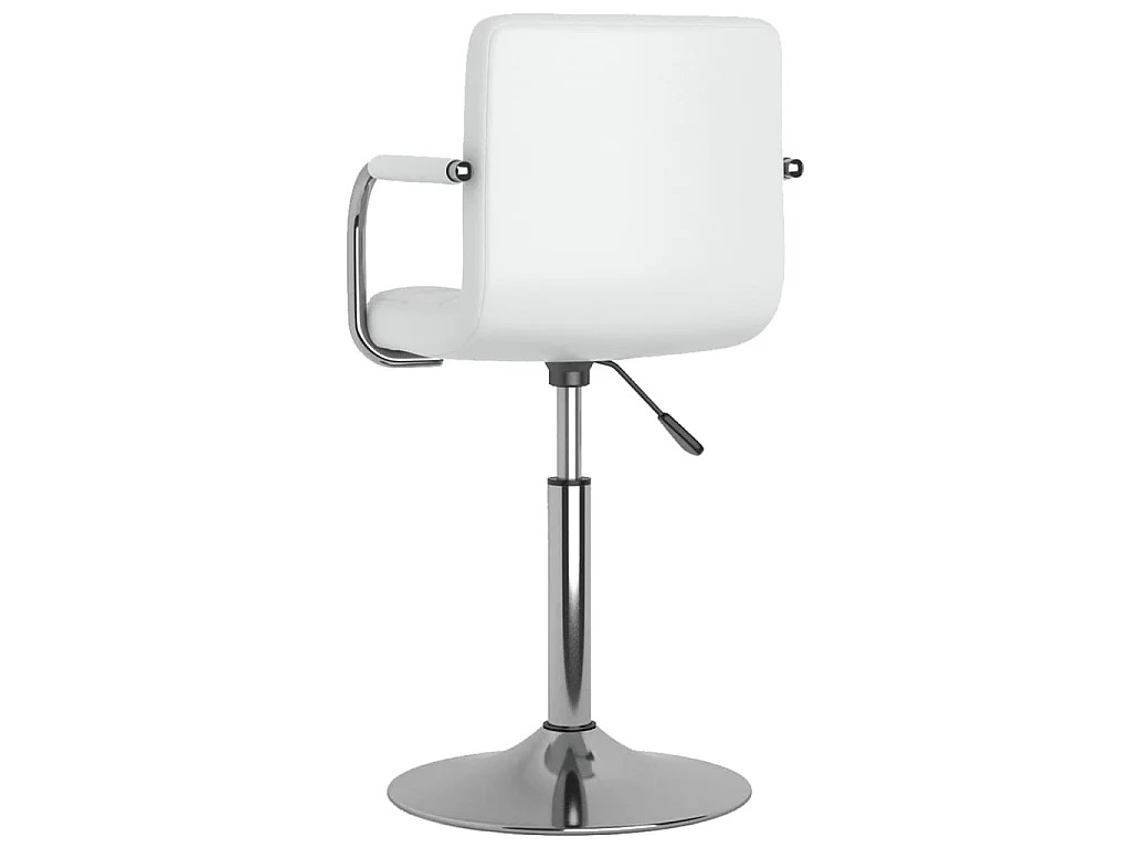 Cadeira de jantar couro artificial branco