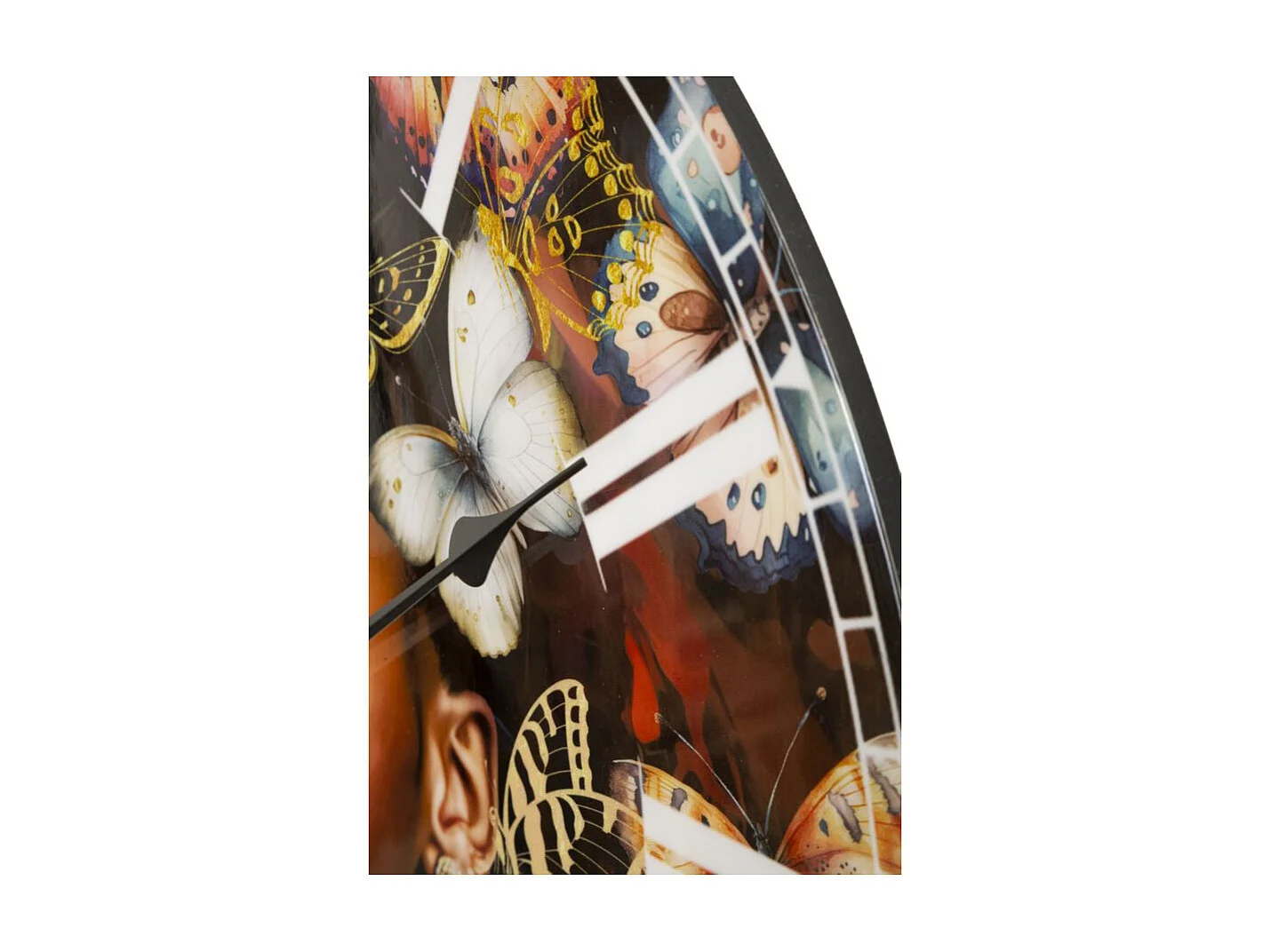 Horloge Murale Déco "Kourt" 60cm Multicolore