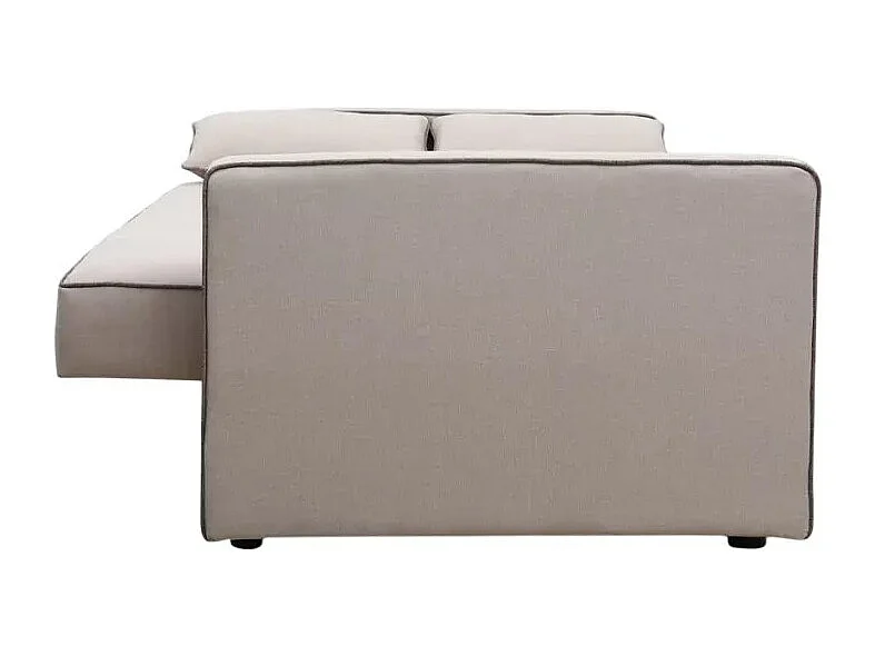 Divano letto 2 posti clic-clac tessuto contenitore 185 x 90 Roverella