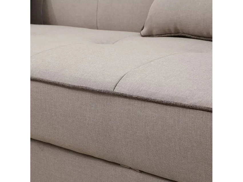 Divano letto 2 posti clic-clac tessuto contenitore 185 x 90 Roverella