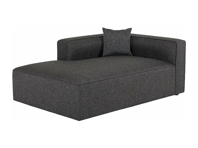 Divano modulare 3 posti chaise longue angolare in tessuto Banano