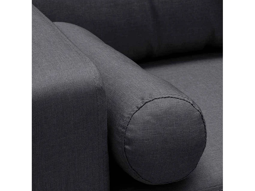 Divano 3 posti stile scandinavo moderno tessuto confortevole Thuja