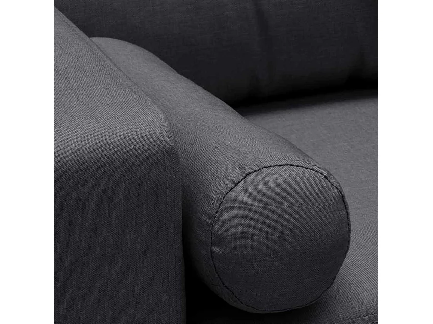 Divano 3 posti stile scandinavo moderno tessuto confortevole Thuja