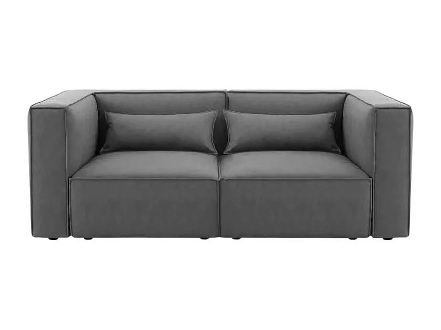 Divano 2 posti confortevole design moderno in tessuto Corniolo