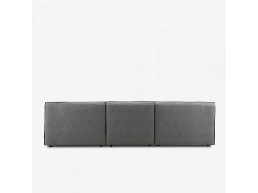 Modernes modulares 3-Sitzer-Sofa aus Stoff Solv