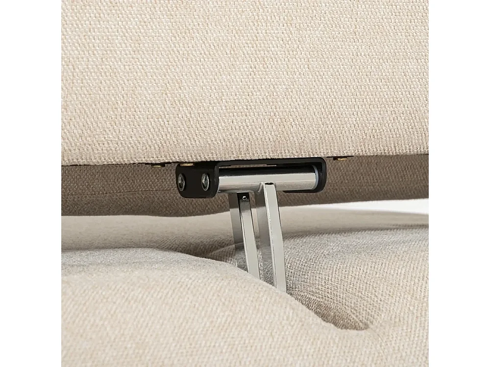 Divano ad angolo modulare 3 posti beige chaise longue Pino marittimo