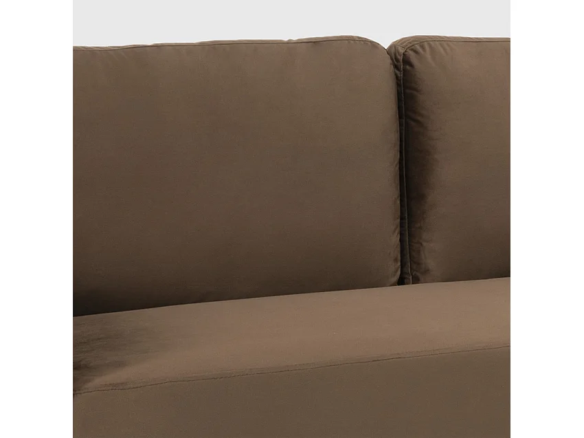 Divano 3 posti design moderno in tessuto camere salotti Lagerstroemia