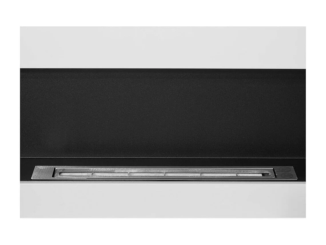 Cheminée bioéthanol murale biocheminée Siena blanc L 90xP 12xH40