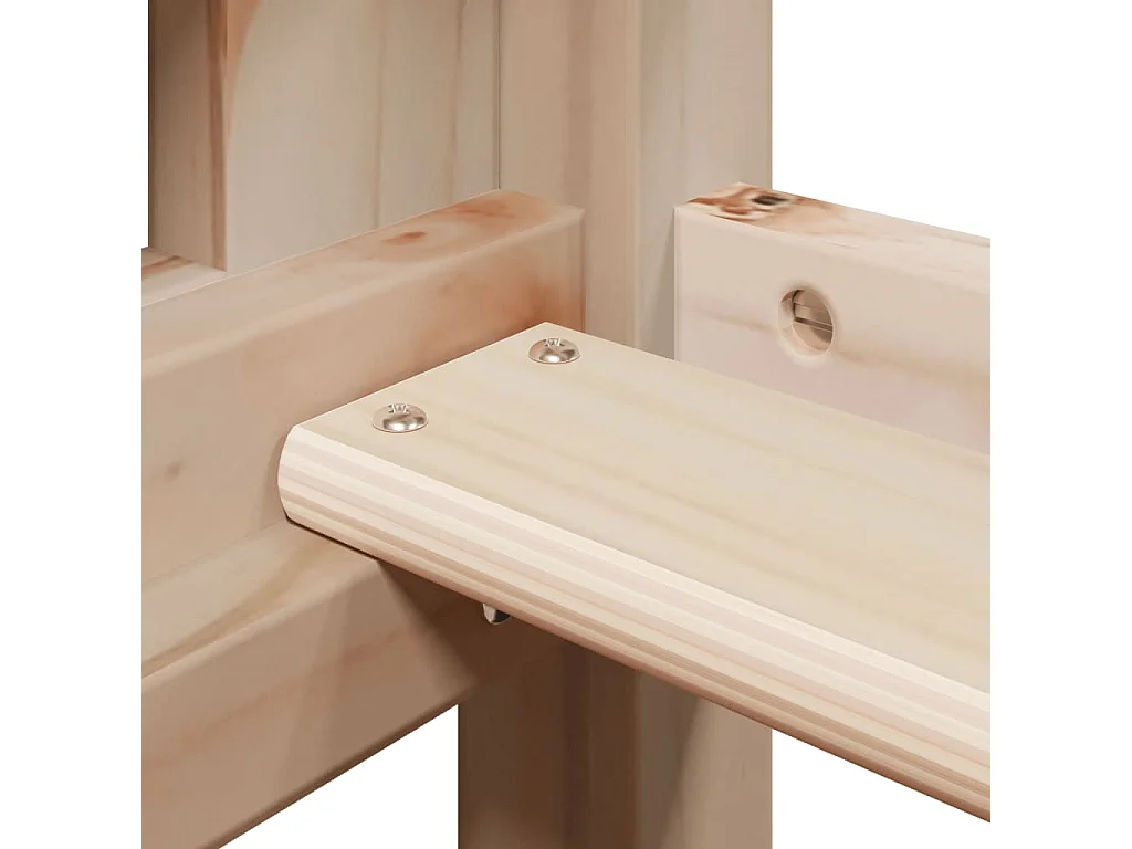 Lit superposé sans matelas 75x190 cm bois de pin massif
