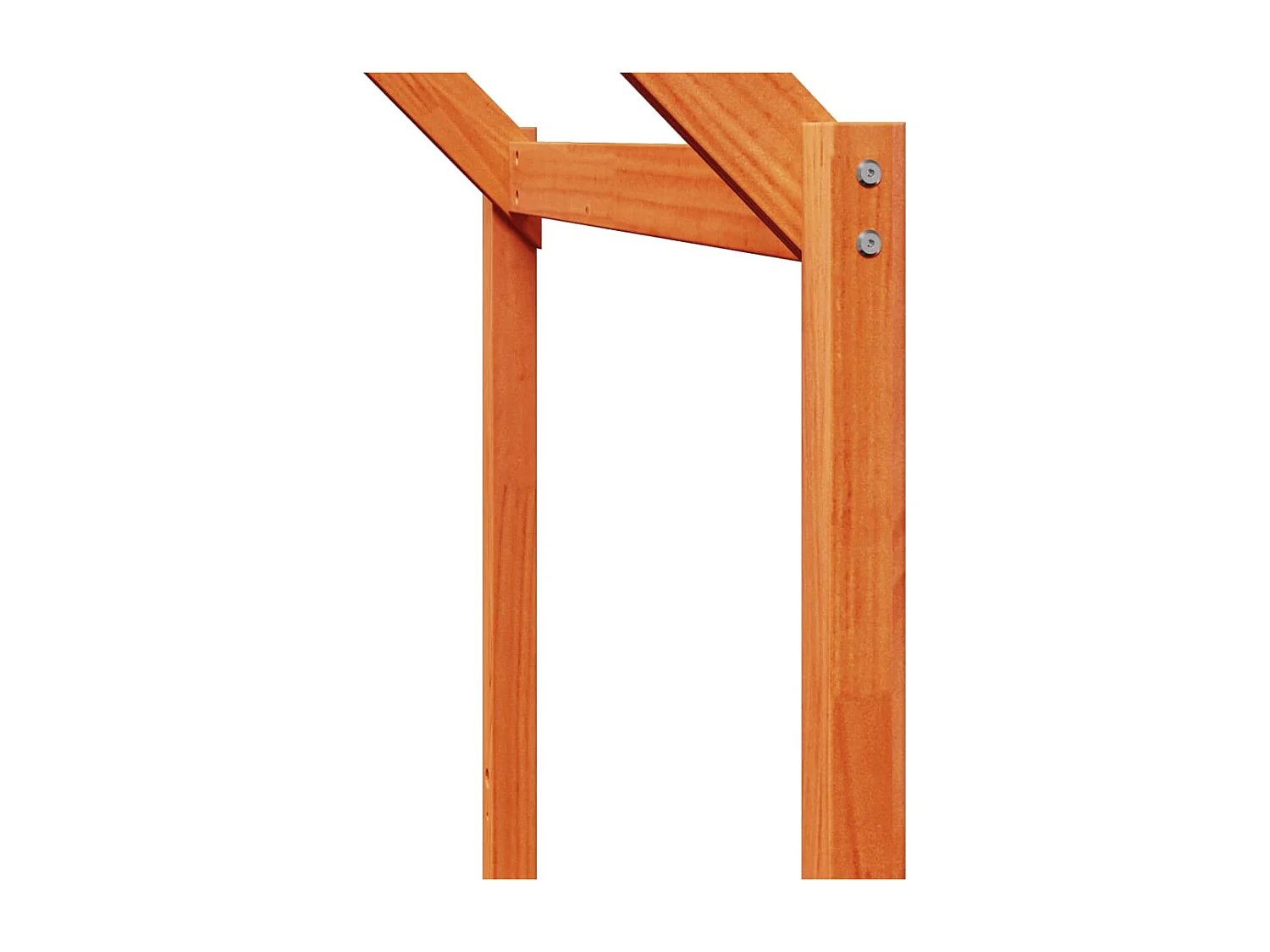 Lit superposé sans matelas cire marron 75x190 cm pin massif