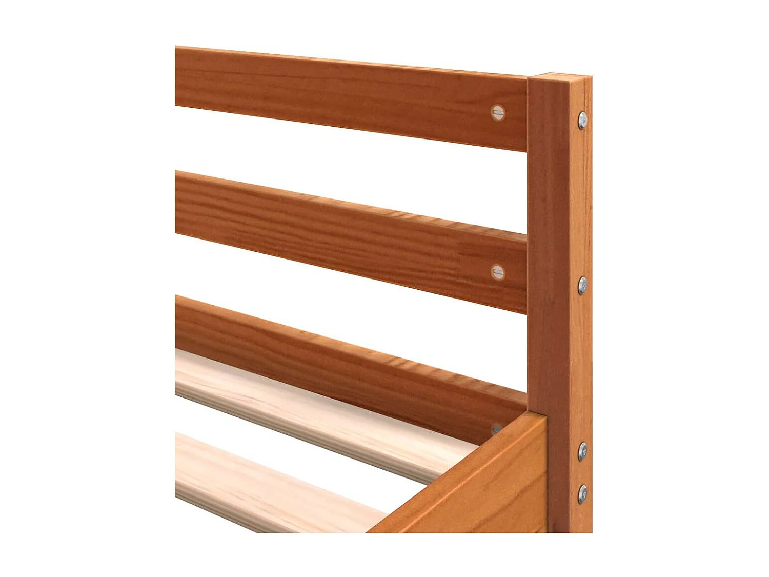 Lit superposé et bureau et échelle 180x200cm bois de pin massif