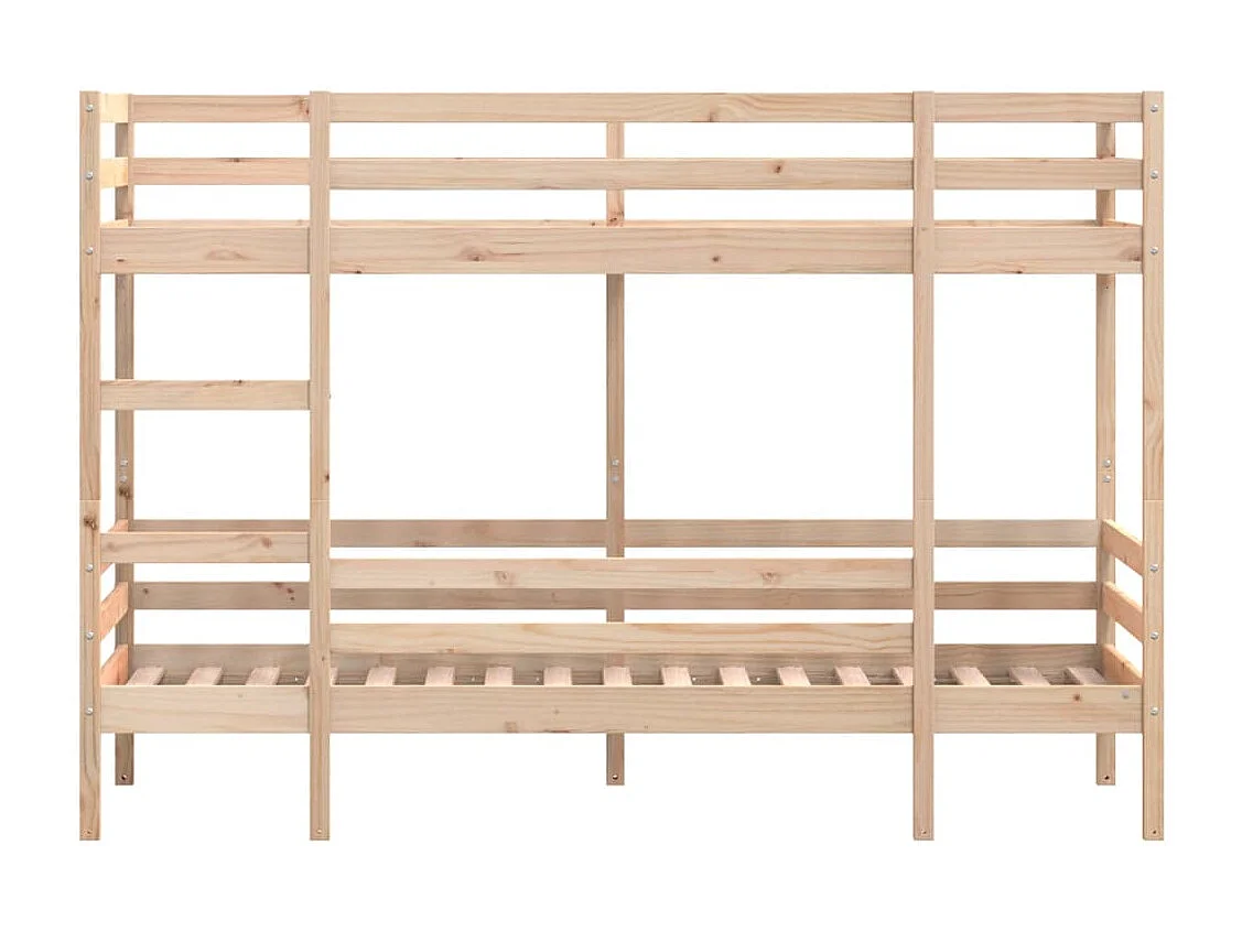 Lit superposé sans matelas 75x190 cm bois de pin massif