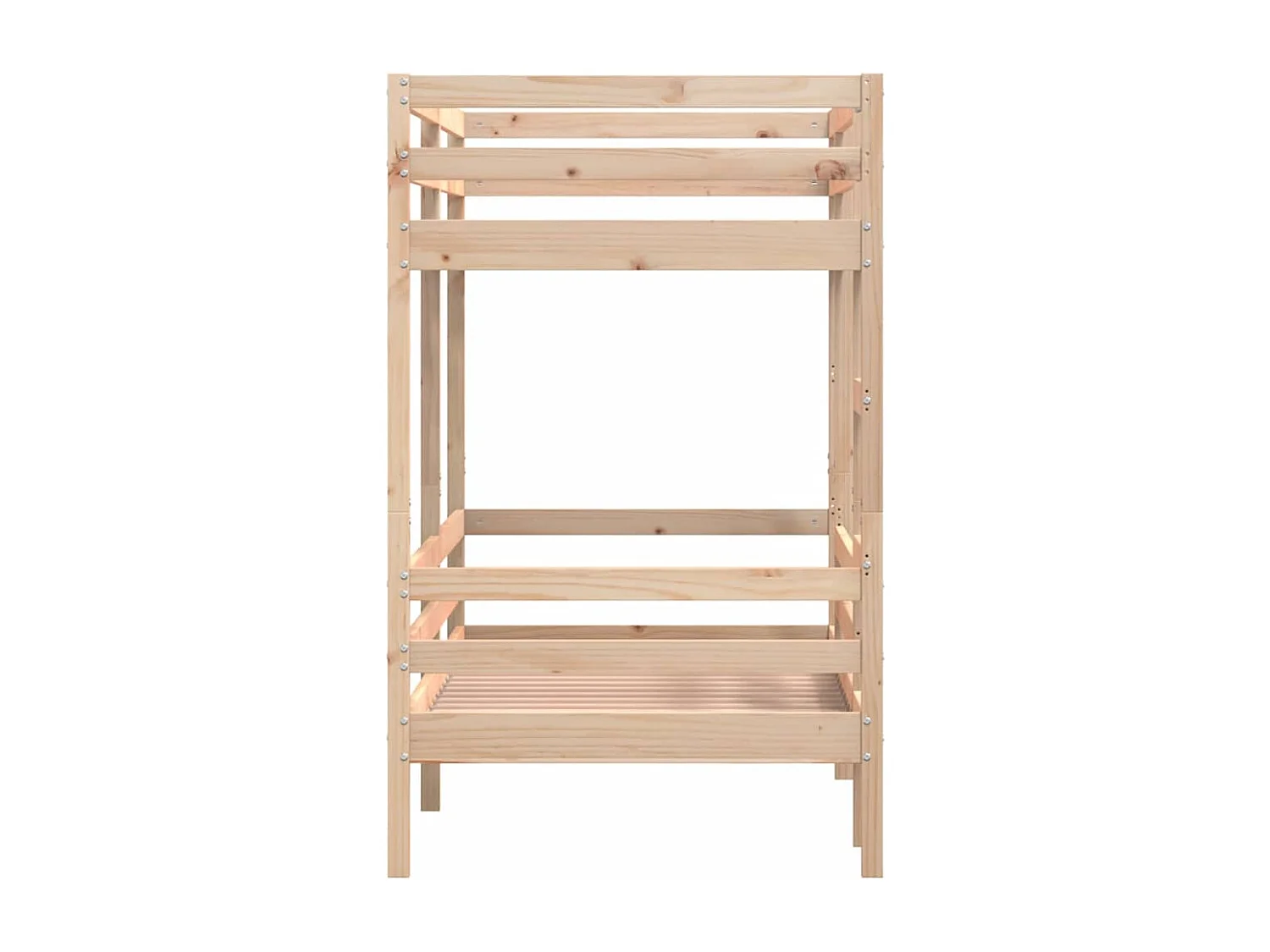 Lit superposé sans matelas 75x190 cm bois de pin massif