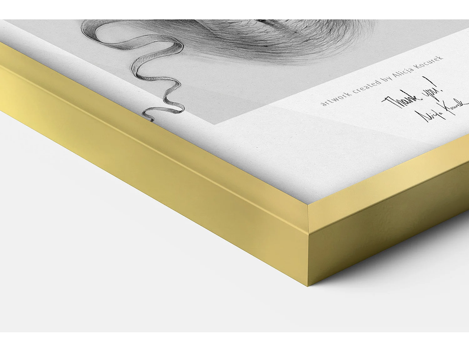 Moderner Bilderrahmen in goldener Farbe 40x60 cm – Elegante Dekoration für Fotos und Poster, vertikale und horizontale Montage