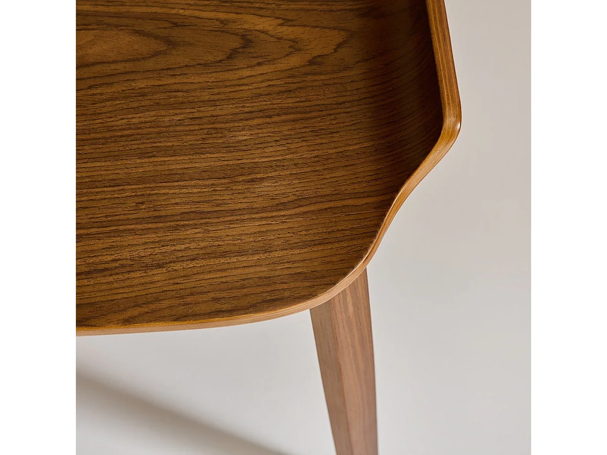 Bout de canapé finition noyer H53,5 cm - ANATOLE