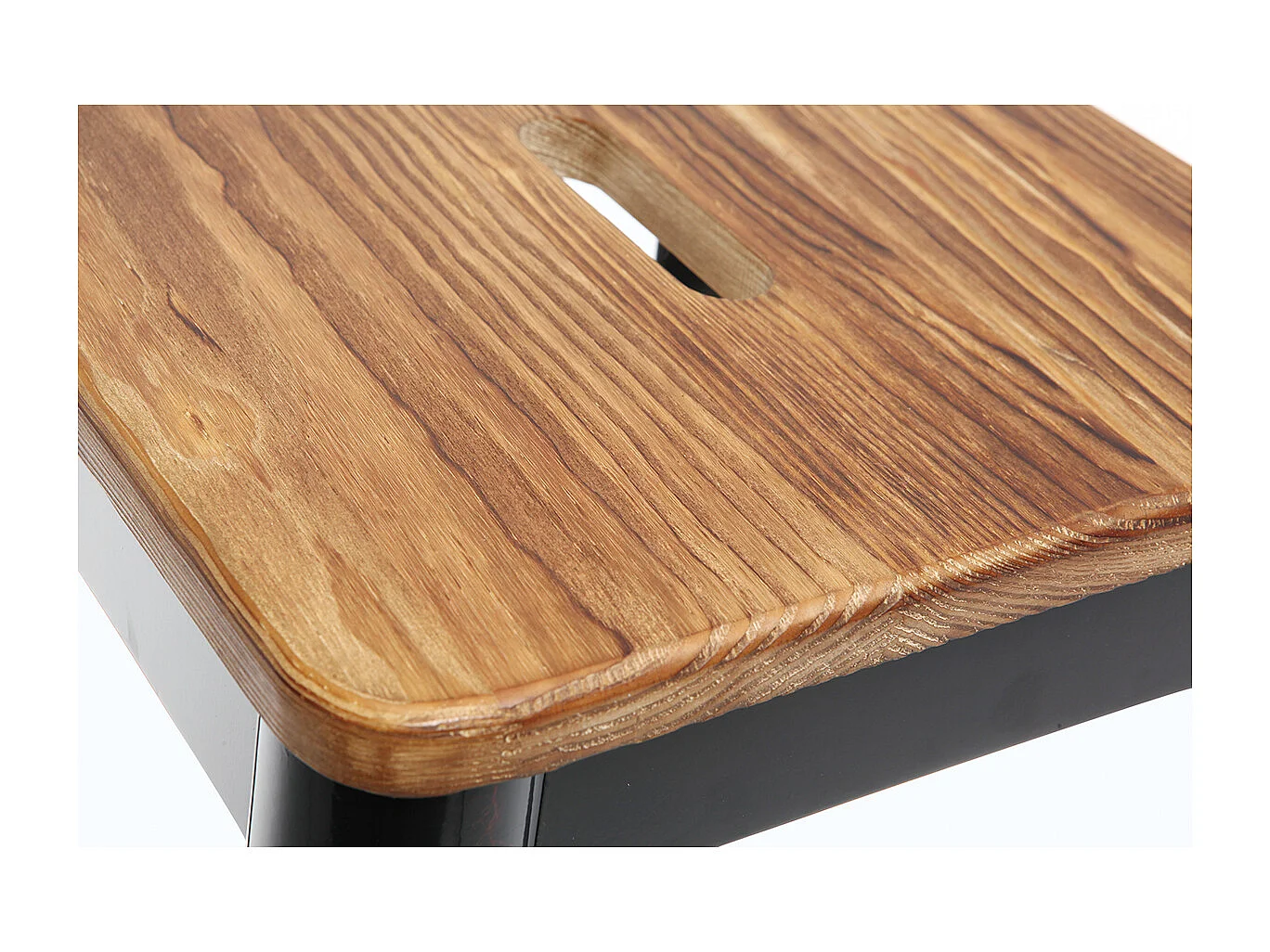 Taburete de bar diseño negro A75cm NICK