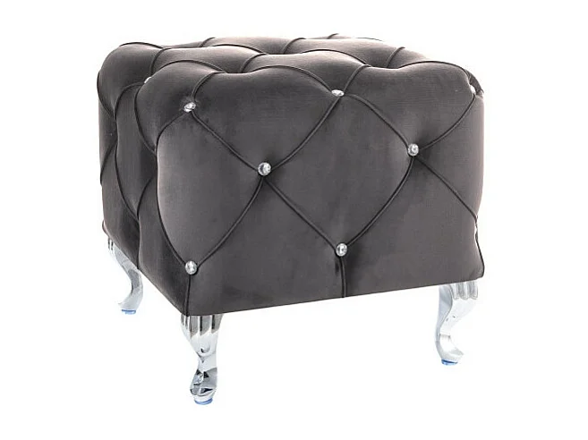 Pufa HESTIA K VELVET szara