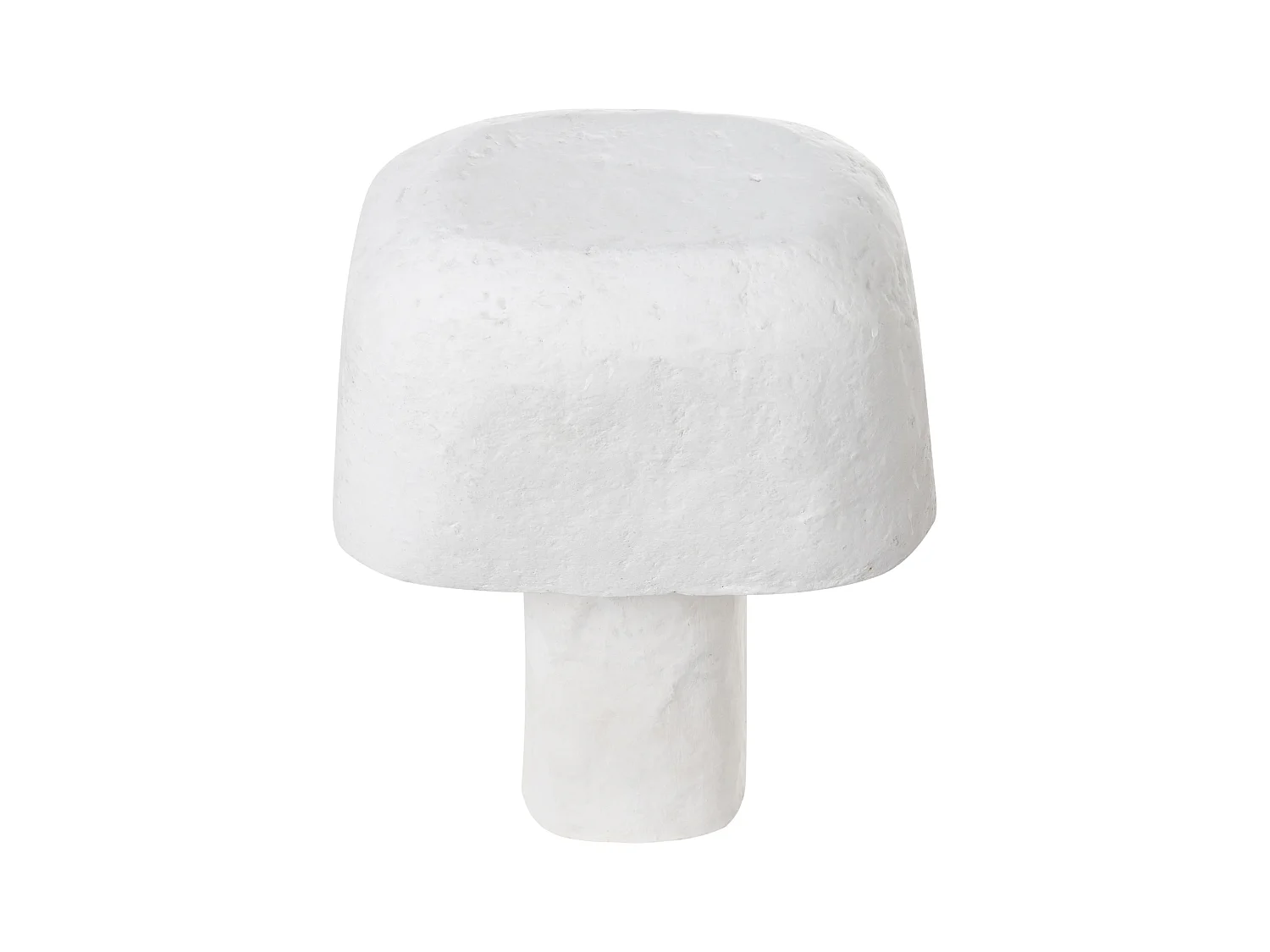 Tischleuchte CARRASCO Pappmaché Weiss