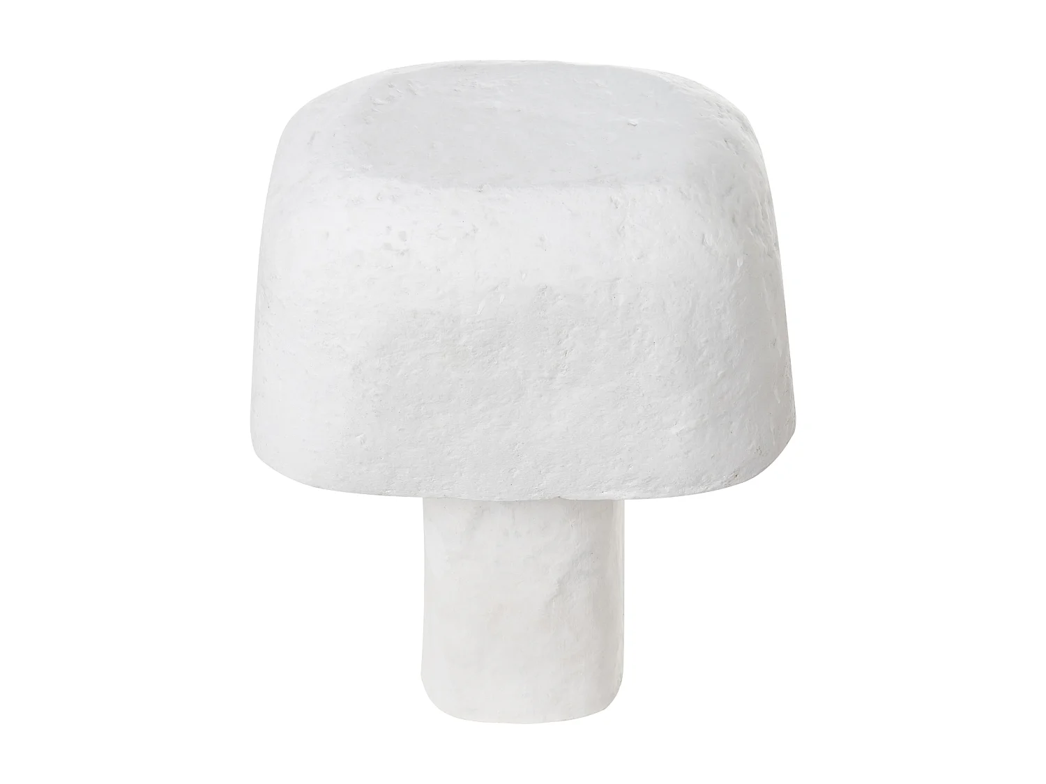 Lampa stołowa CARRASCO Papier-mâché Biały