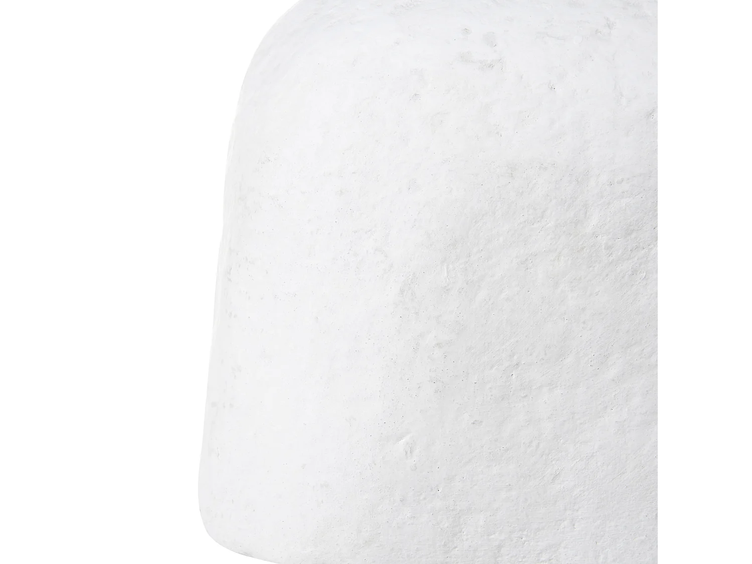 Lampa stołowa CARRASCO Papier-mâché Biały