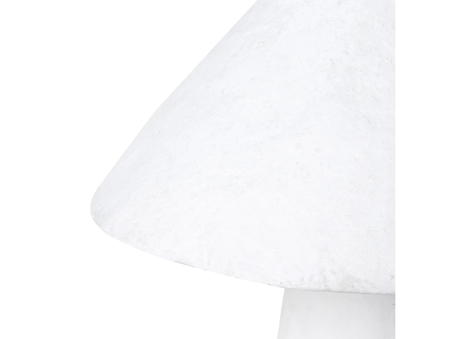 Lámpara de mesa ARROYO Papel maché Blanco