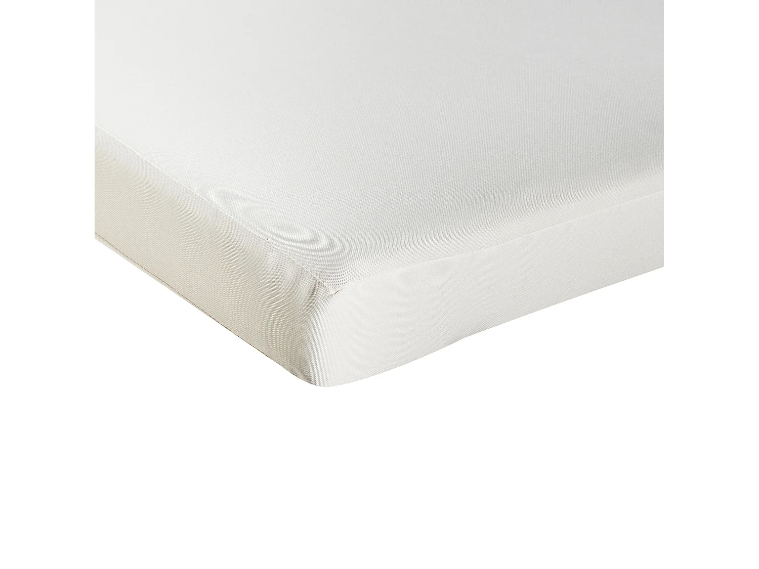 Leżak ogrodowy z poduszką AZZANELLO Drewno akacjowe Złamana biel