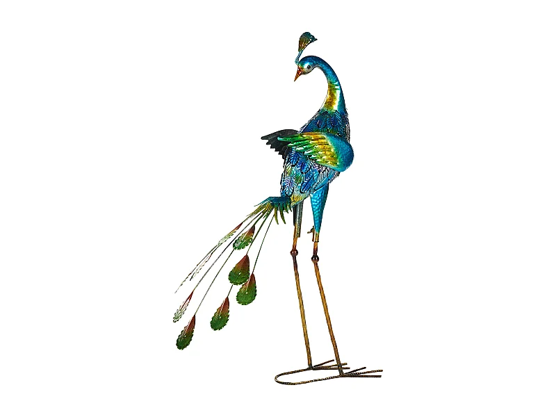 Figura decorativa azul PEACOCK