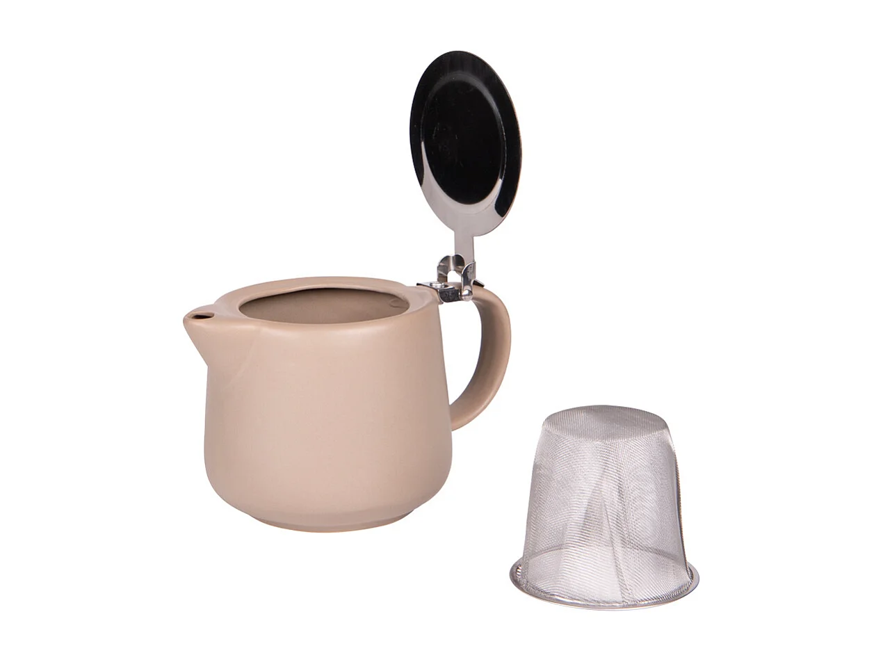 Théière avec filtre Uno beige 0,9L