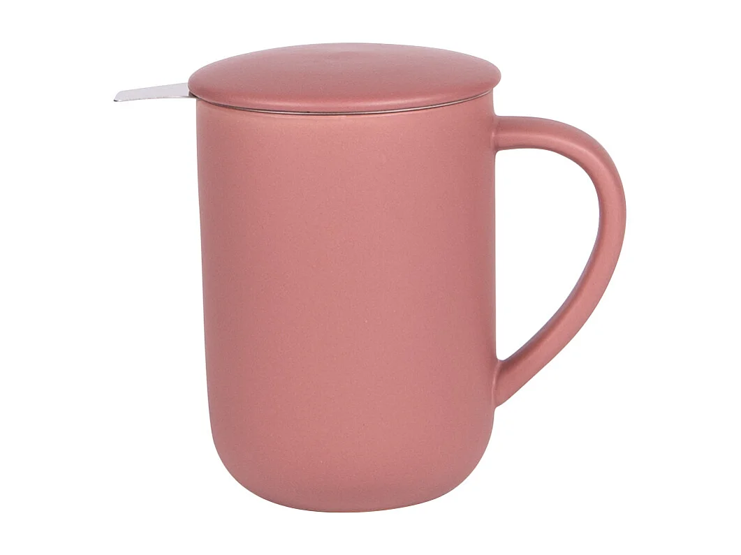 Tisanière Uno rose mat 47 cl