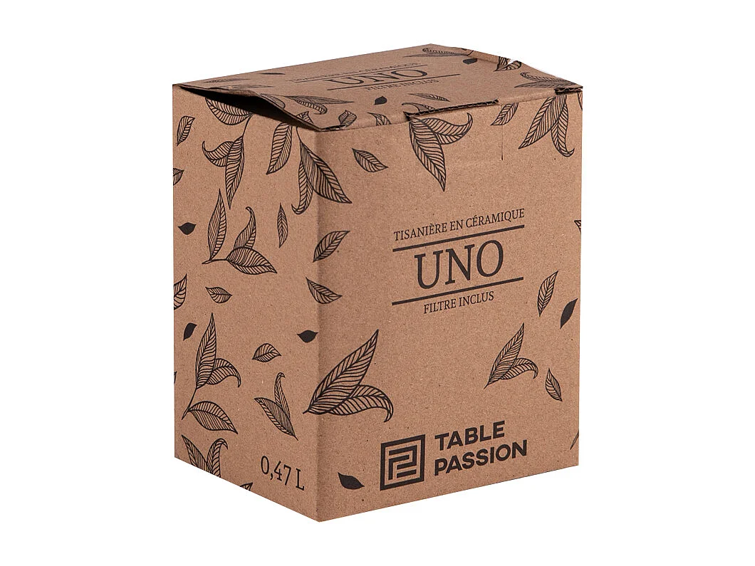 Tisanière Uno amande mat 47 cl