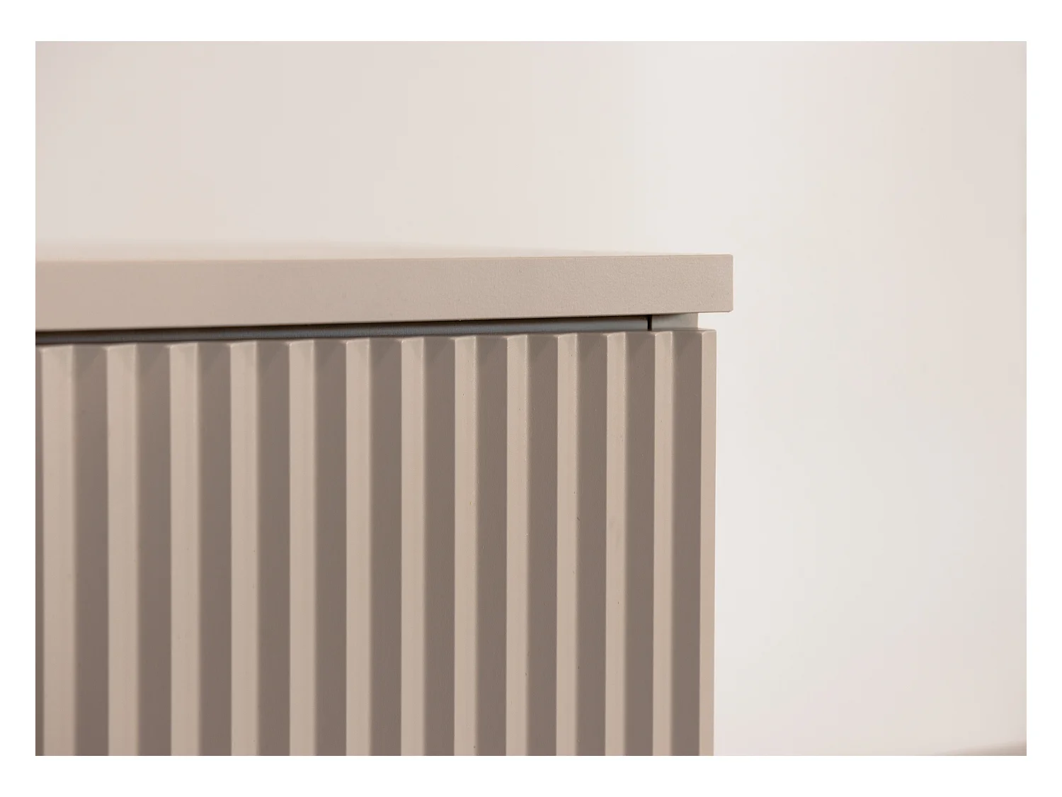 Wastafelkast WENA, met 2 deuren en 2 laden, gecanneleerde fronten, Willy, 120x60x47 cm, Kasjmir