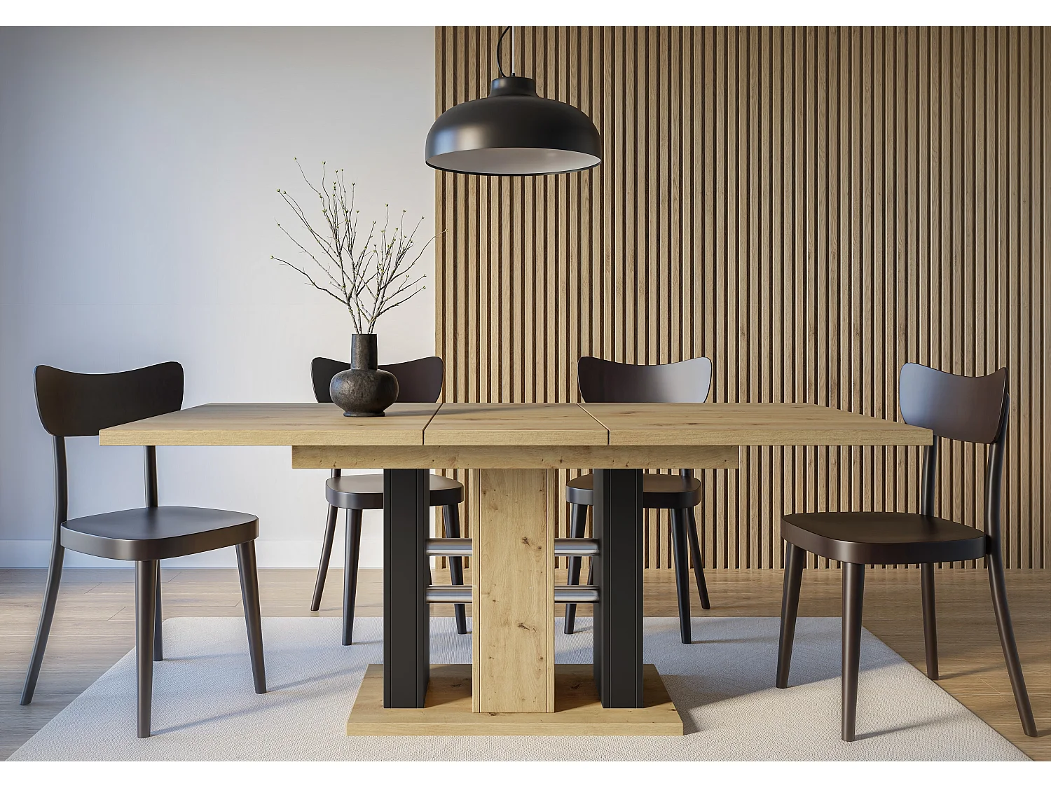 Wild stół artisan czarny