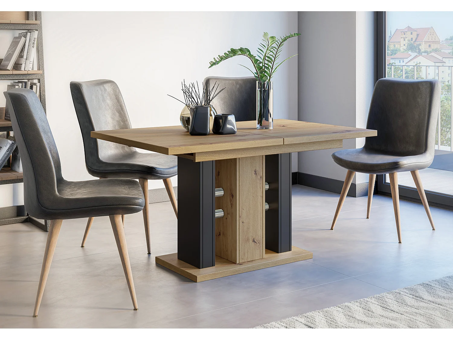 Wild stół artisan czarny