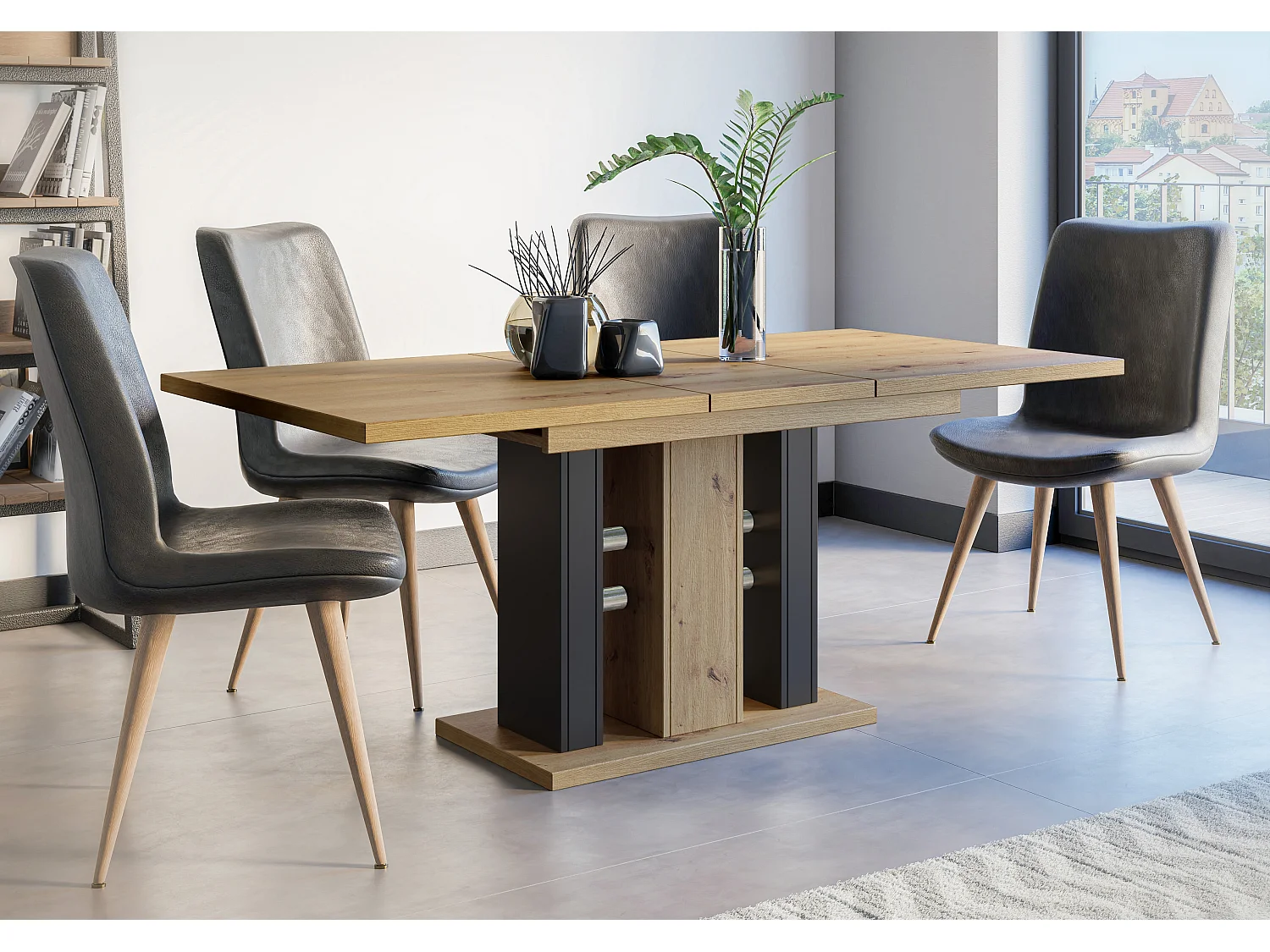 Wild stół artisan czarny