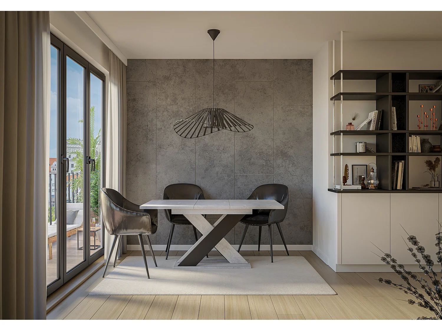 Xara stół K350 czarny