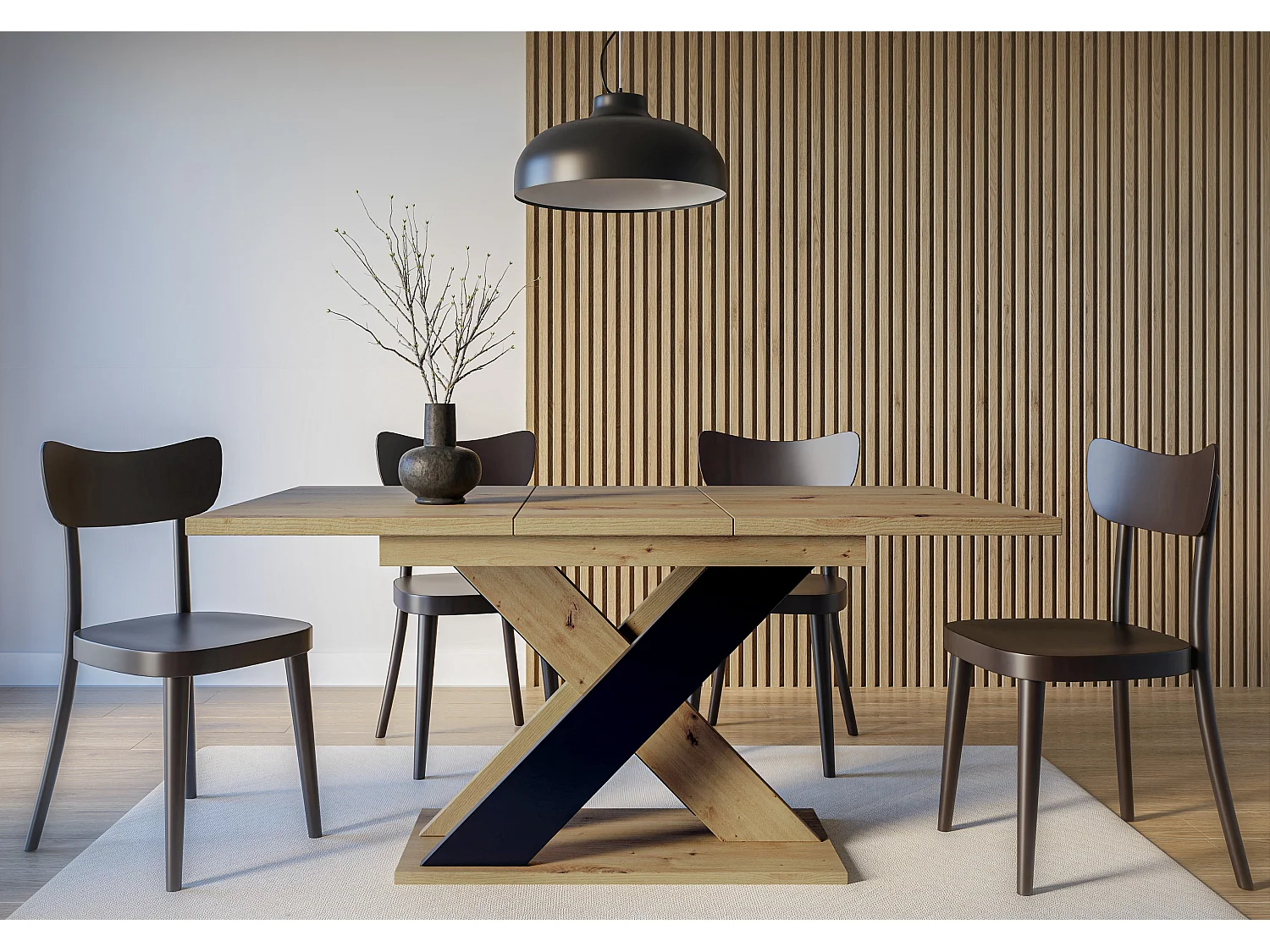 Xara stół artisan czarny