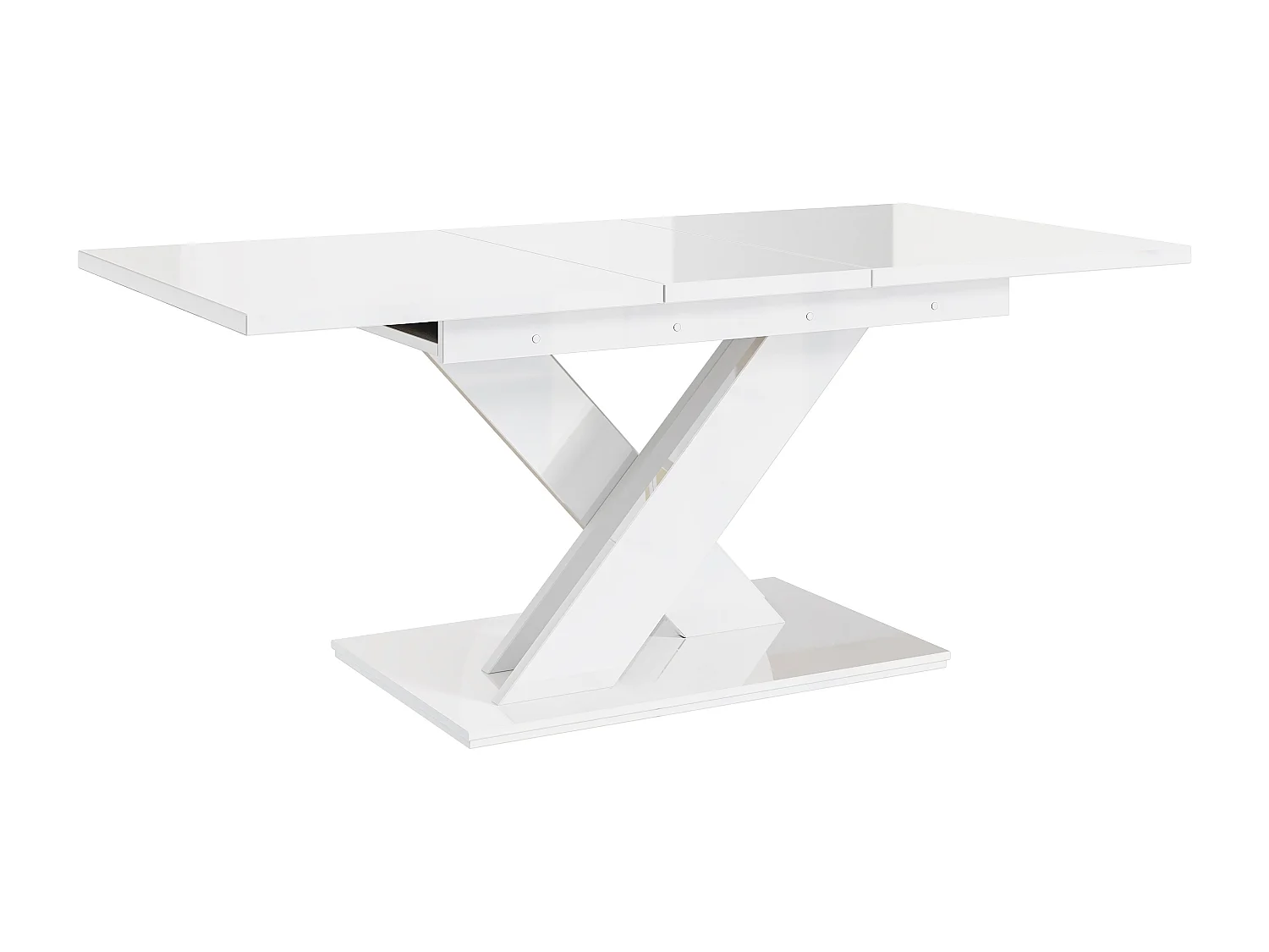 Onyx stół biały połysk