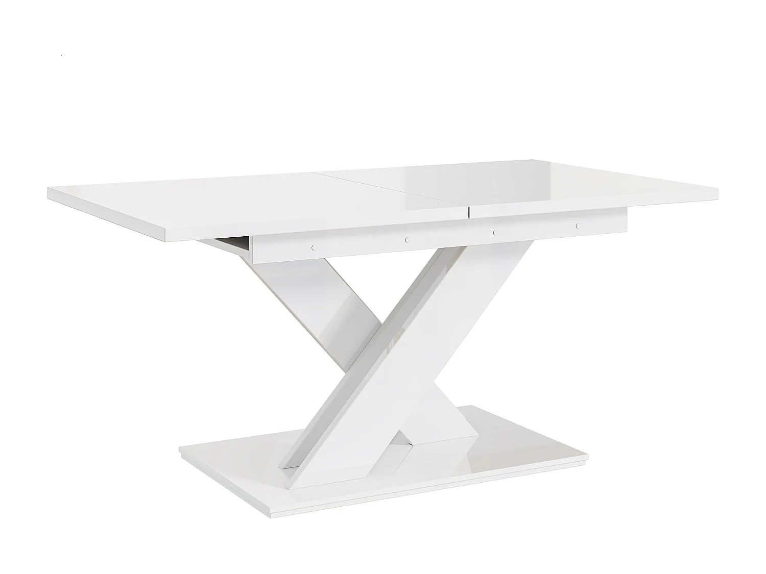 Onyx stół biały połysk