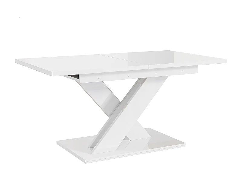 Onyx stół biały połysk