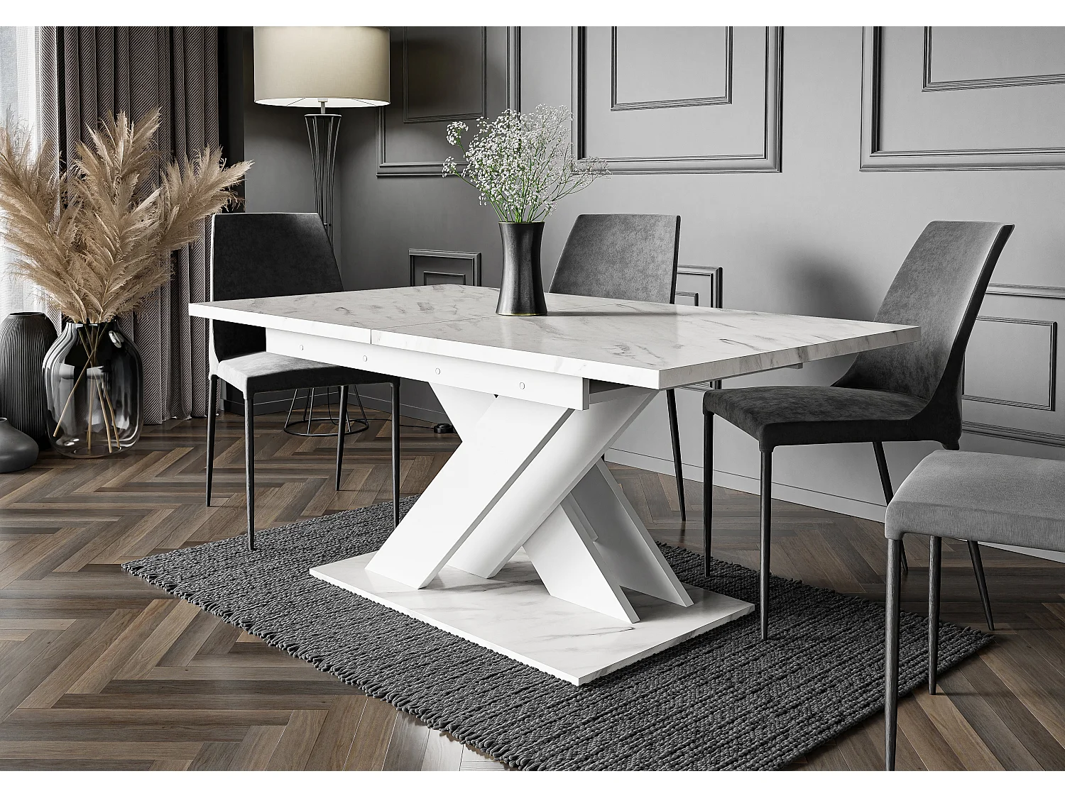 Onyx stół biały marmur biały