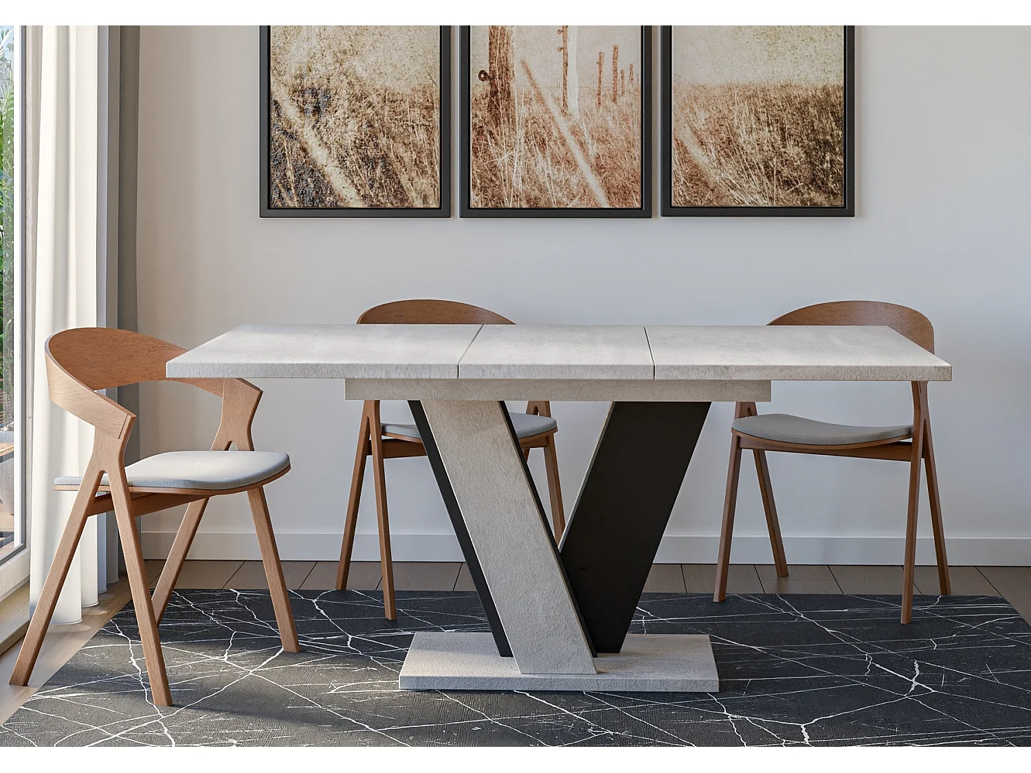 Nevi stół K350 czarny