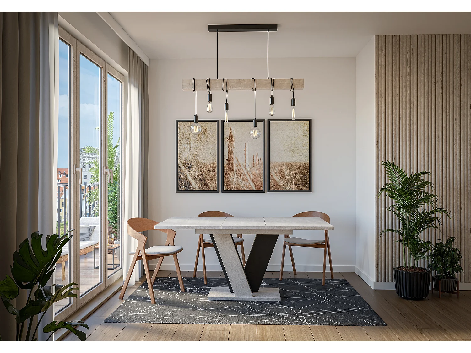 Nevi stół K350 czarny