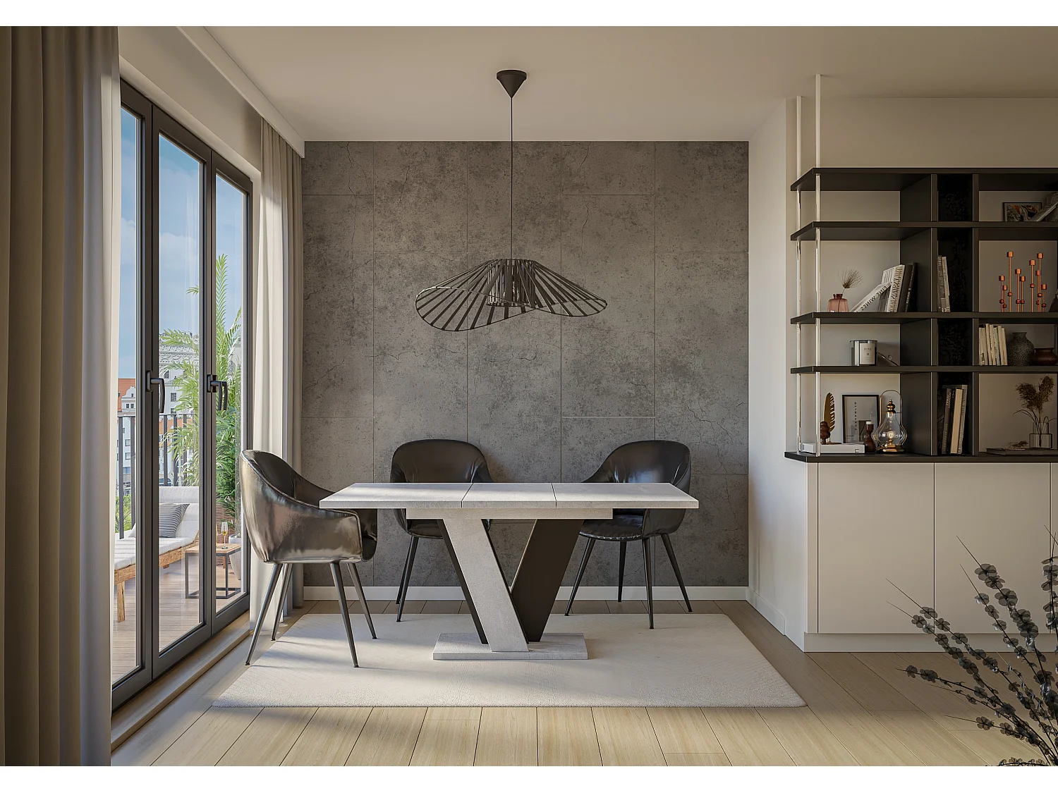 Nevi stół K350 czarny