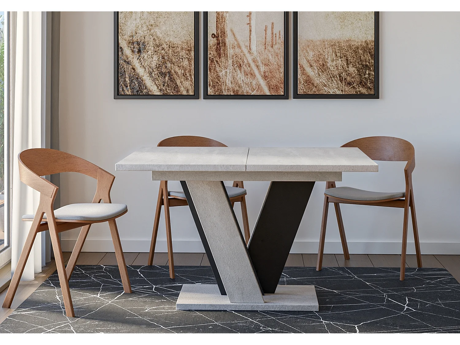 Nevi stół K350 czarny